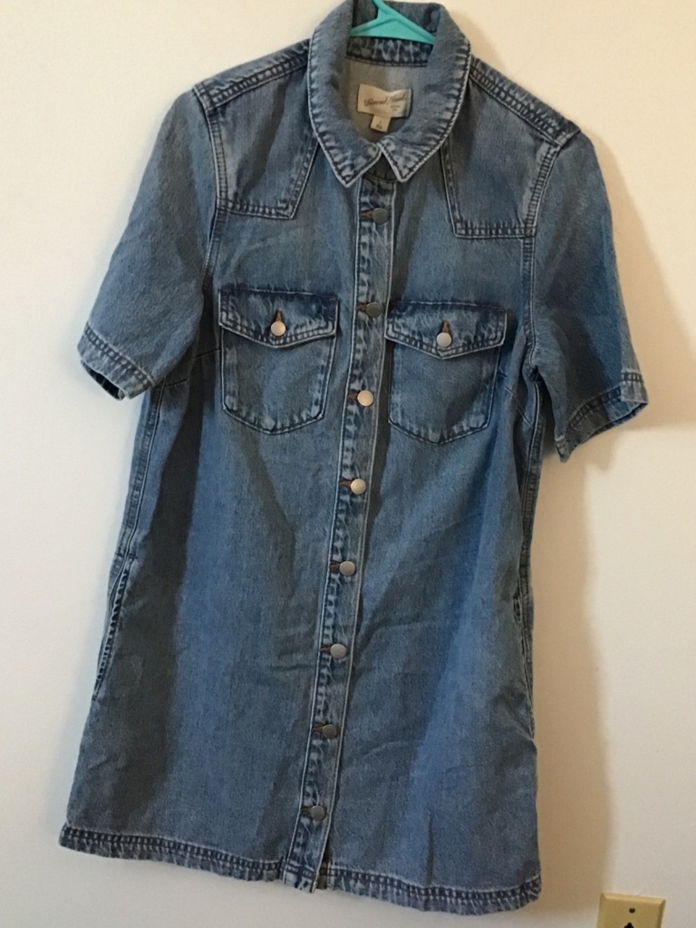 Universal Thread Short Sleeve Mini Shirtdress Size Small